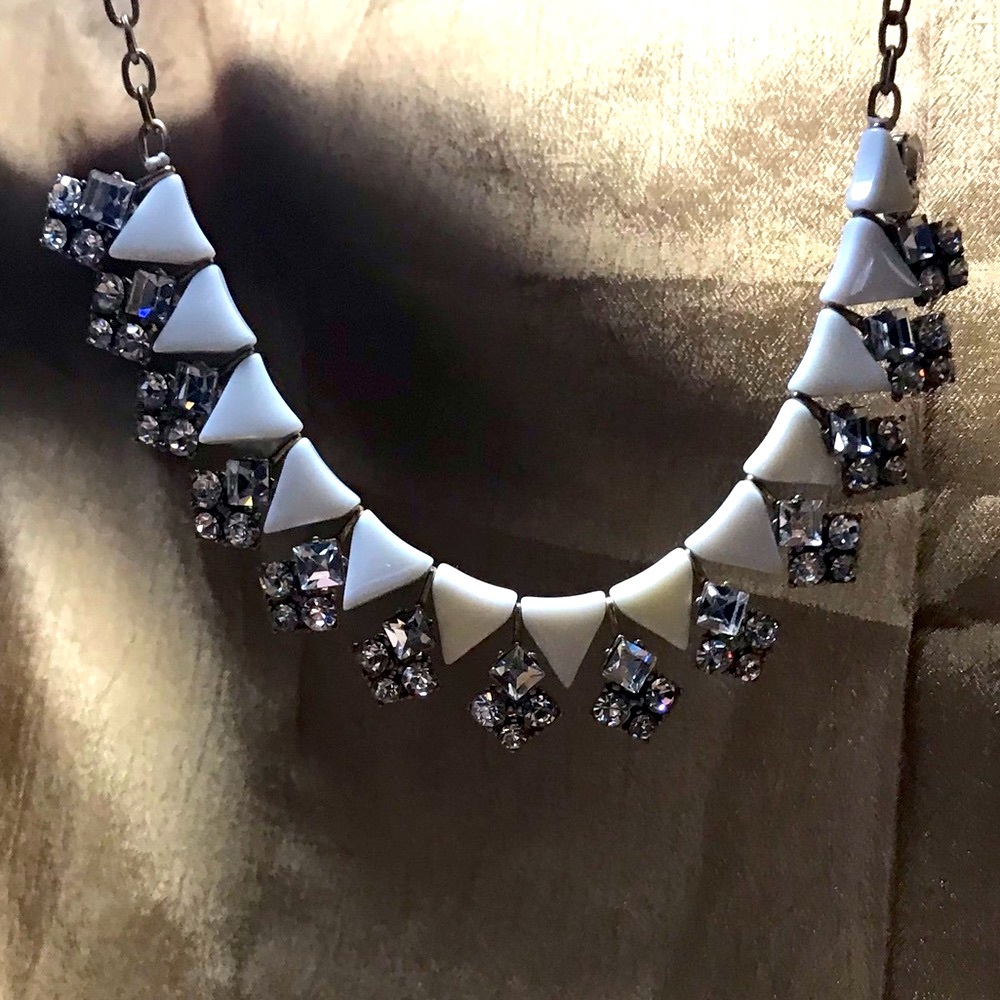 J. CREW RHINESTONE STATEMENT NECKLACE